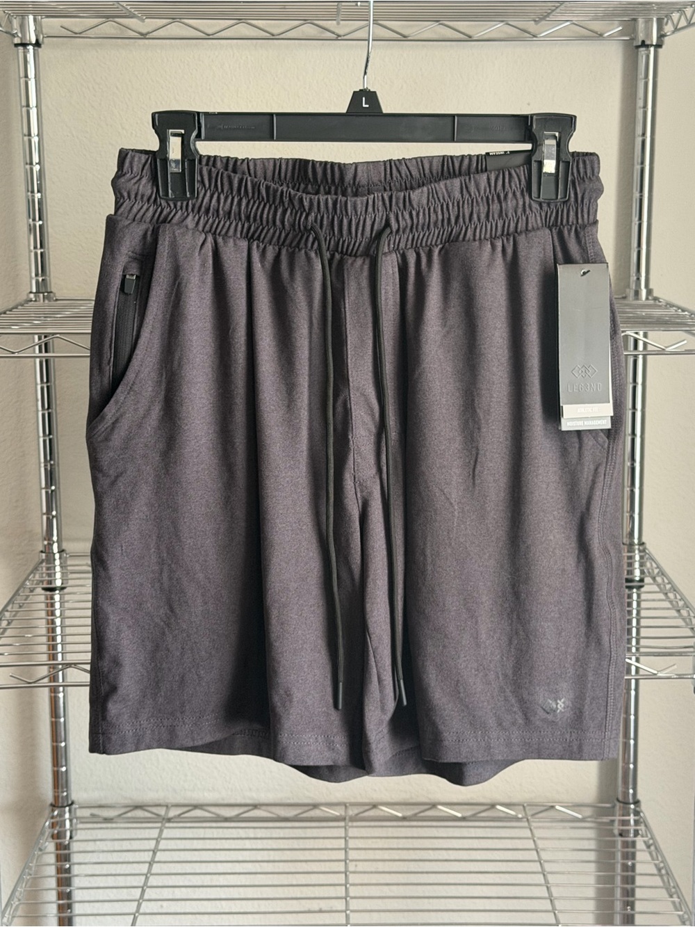 Legend Men’s Athletic Shorts — Charcoal